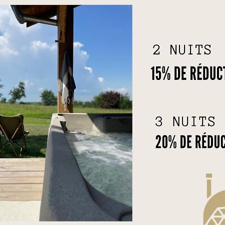 Dome Insolite Cedre Jacuzzi Et Petits Dejeuners Inclus Lagraulet-du-Gers ภายนอก รูปภาพ