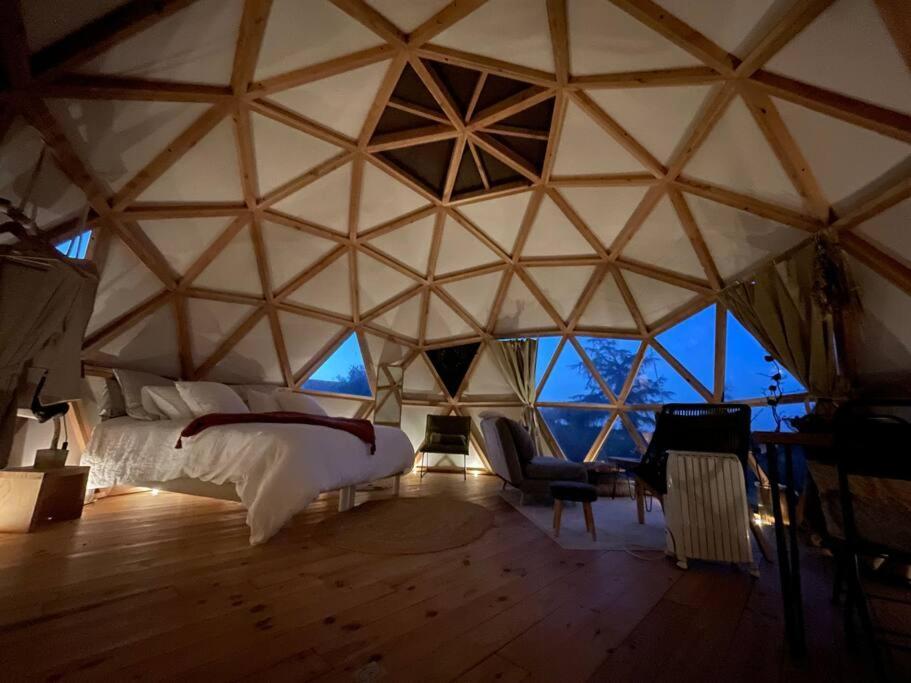 Dome Insolite Cedre Jacuzzi Et Petits Dejeuners Inclus Lagraulet-du-Gers ภายนอก รูปภาพ