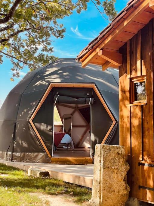 Dome Insolite Cedre Jacuzzi Et Petits Dejeuners Inclus Lagraulet-du-Gers ภายนอก รูปภาพ
