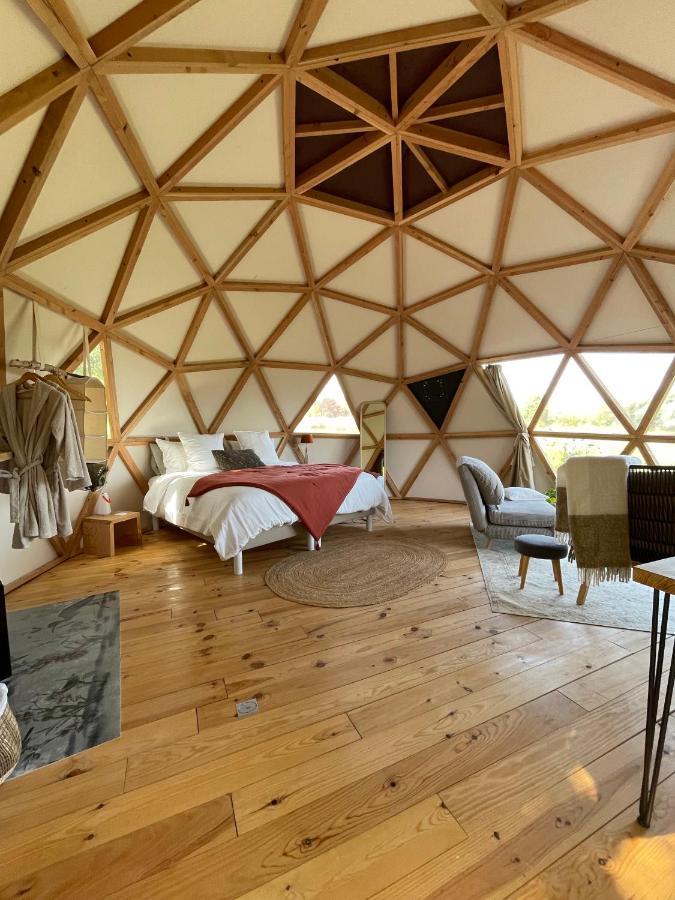 Dome Insolite Cedre Jacuzzi Et Petits Dejeuners Inclus Lagraulet-du-Gers ภายนอก รูปภาพ