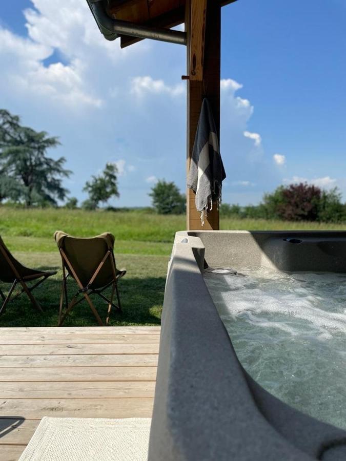 Dome Insolite Cedre Jacuzzi Et Petits Dejeuners Inclus Lagraulet-du-Gers ภายนอก รูปภาพ